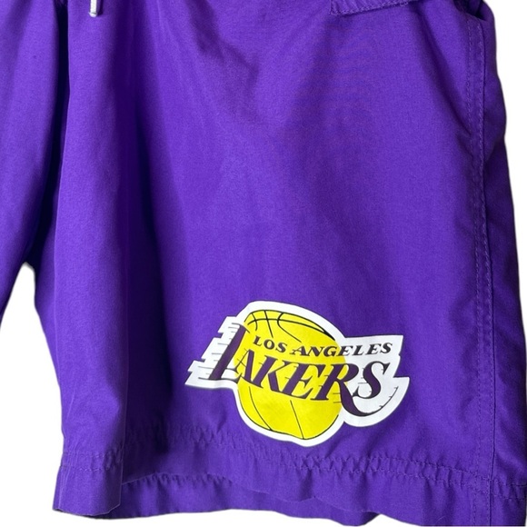 Los Angeles Lakers NBA Swim Trunks Shorts Medium - Picture 4 of 8